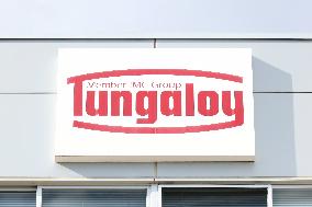 Tungaloy signboard and logo